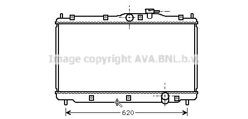 AVA QUALITY COOLING Радиатор, охлаждение двигателя HD2078